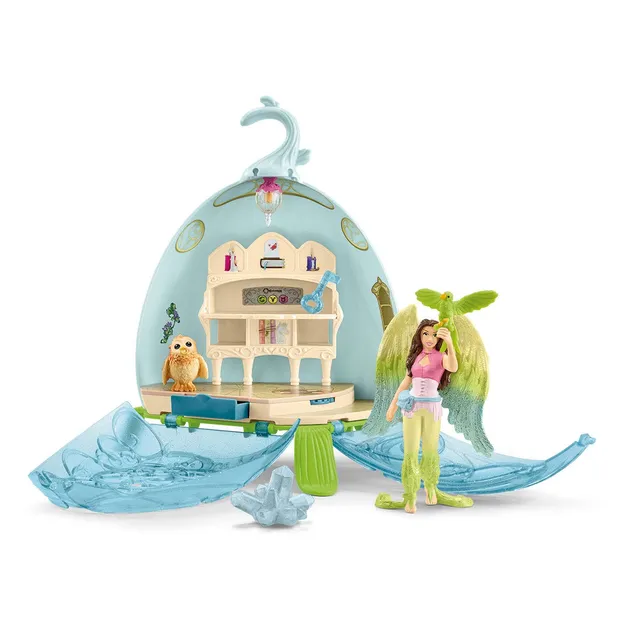 Schleich Bayala Fiore mistico biblioteca playset 42527 con civetta