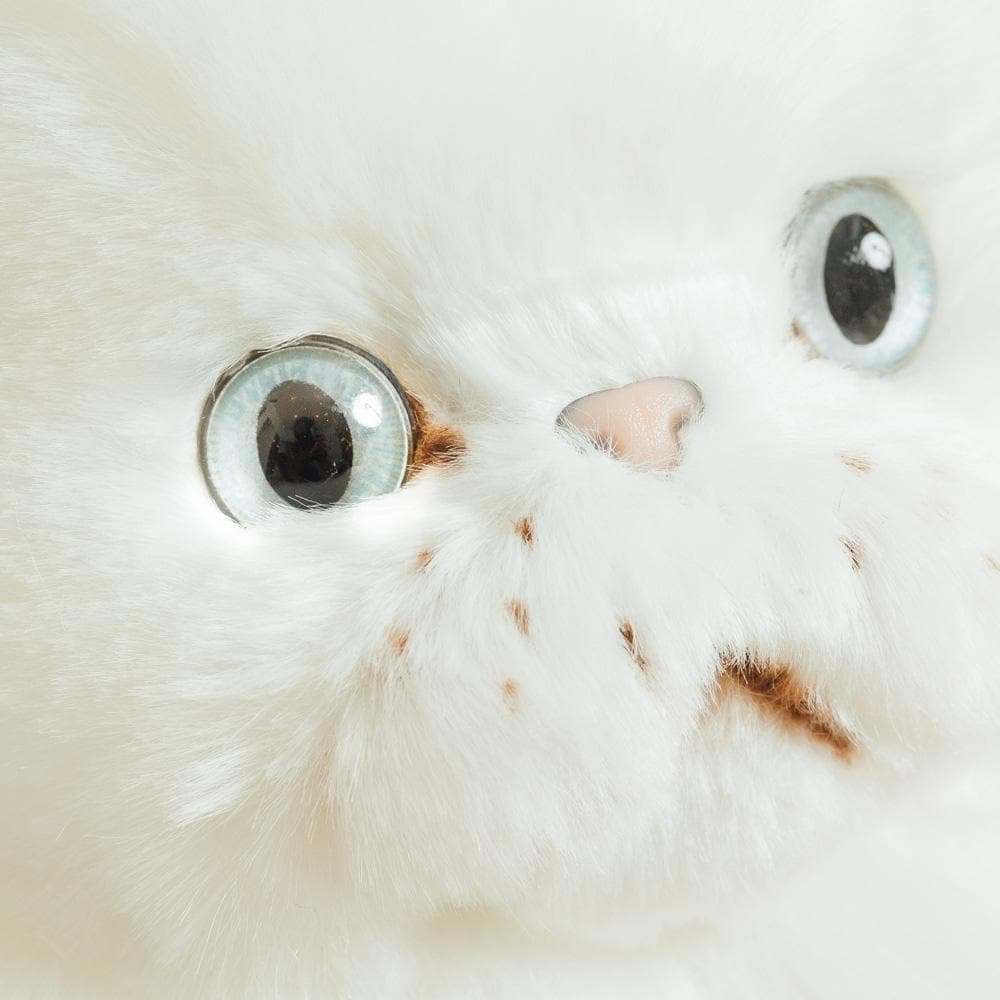 La Pelucherie Cats Oscar gatto peluche 20 cm bianco