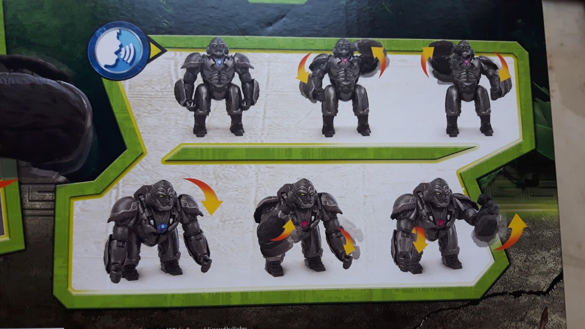 Transformers Rise of the Beasts Command Convert Optimus Primal elettronico 31,5 cm