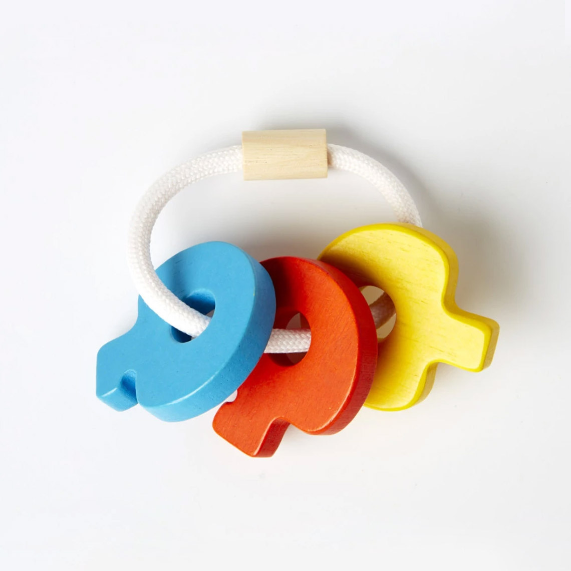 Kreativa Wooden Rattles Rattle Keys sonaglio legno chiavi