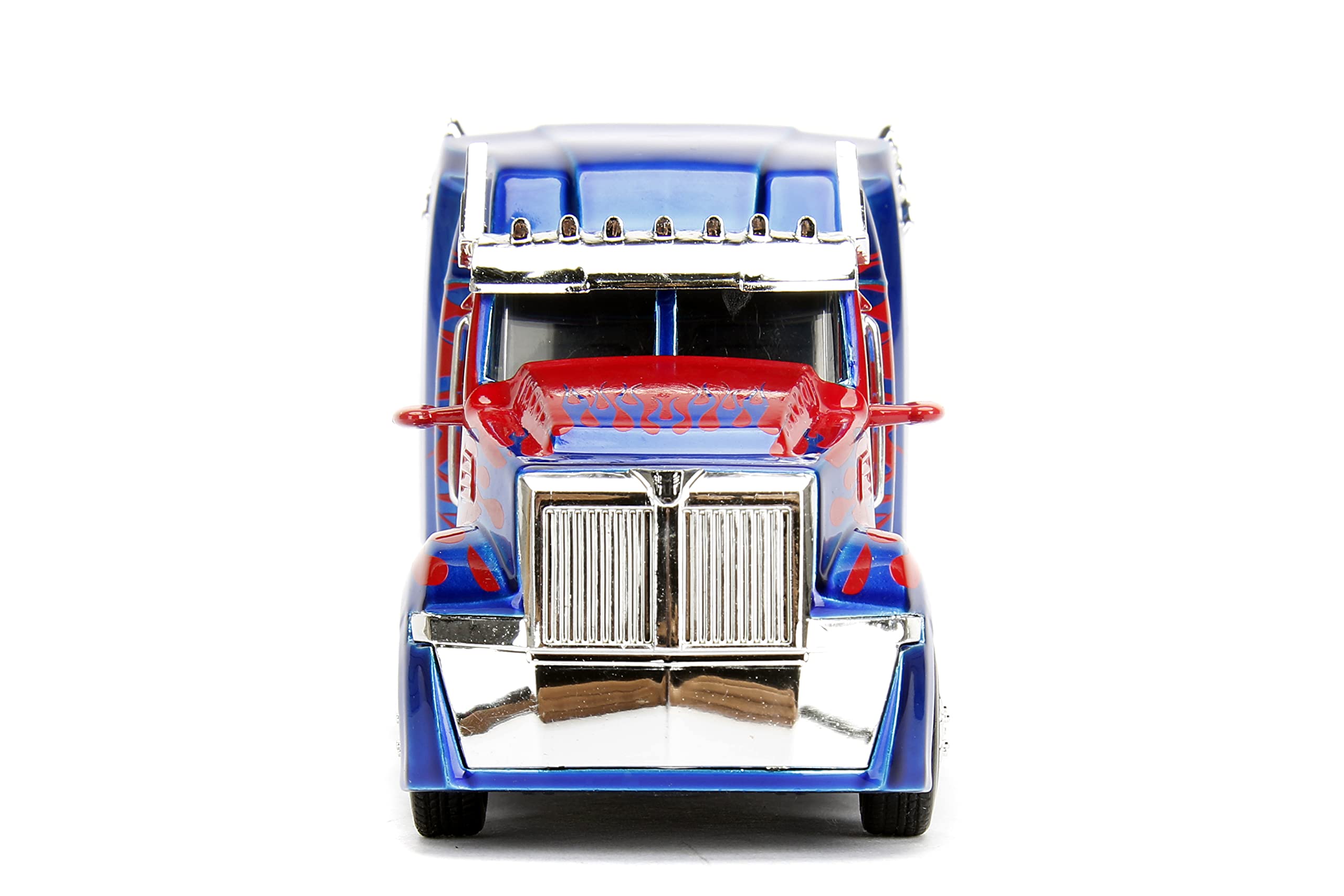 Transformers Jada T5 Optimus Prime camion die-cast 1:32 blu rosso