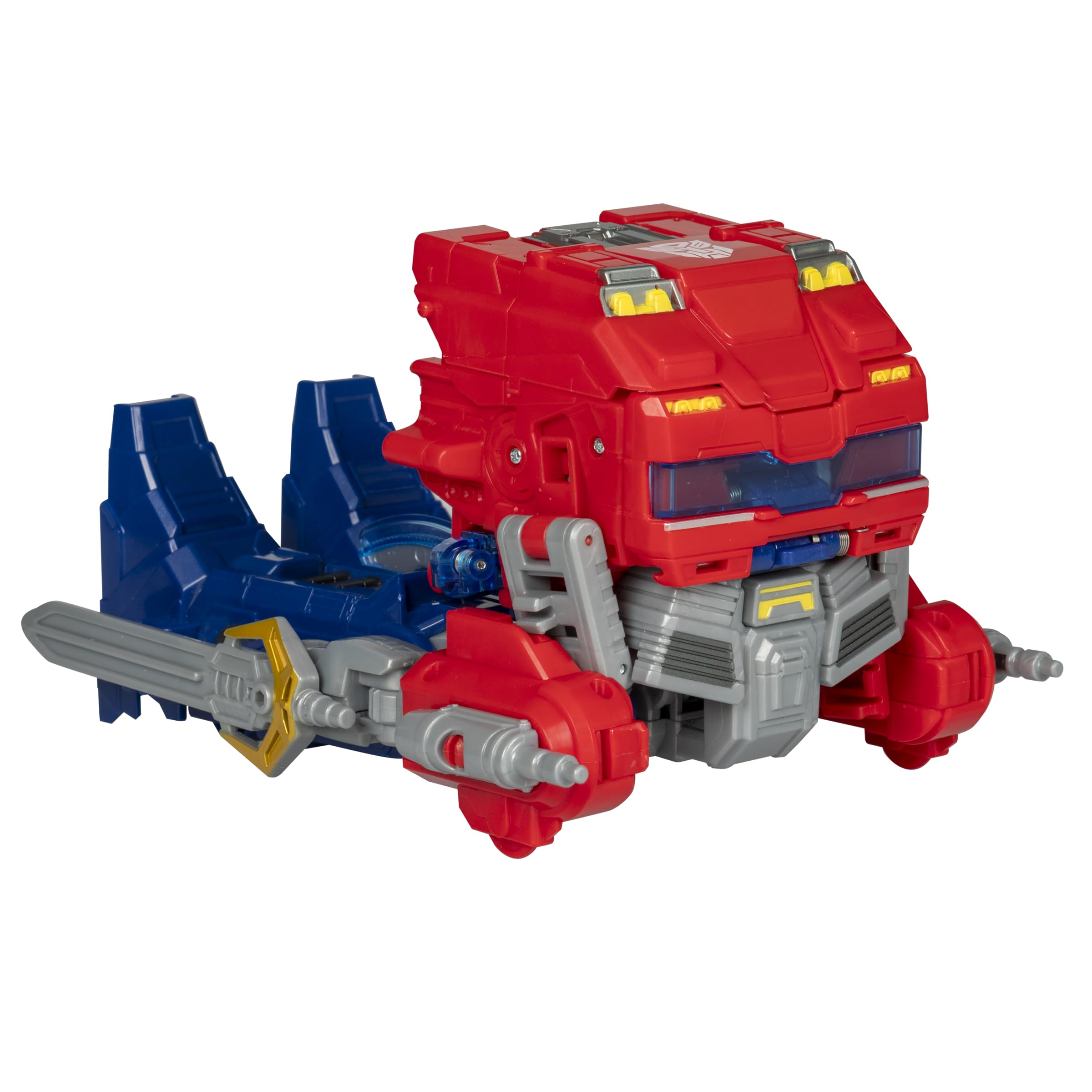 Transformers One Power Flip Optimus Prime action figure camion luci