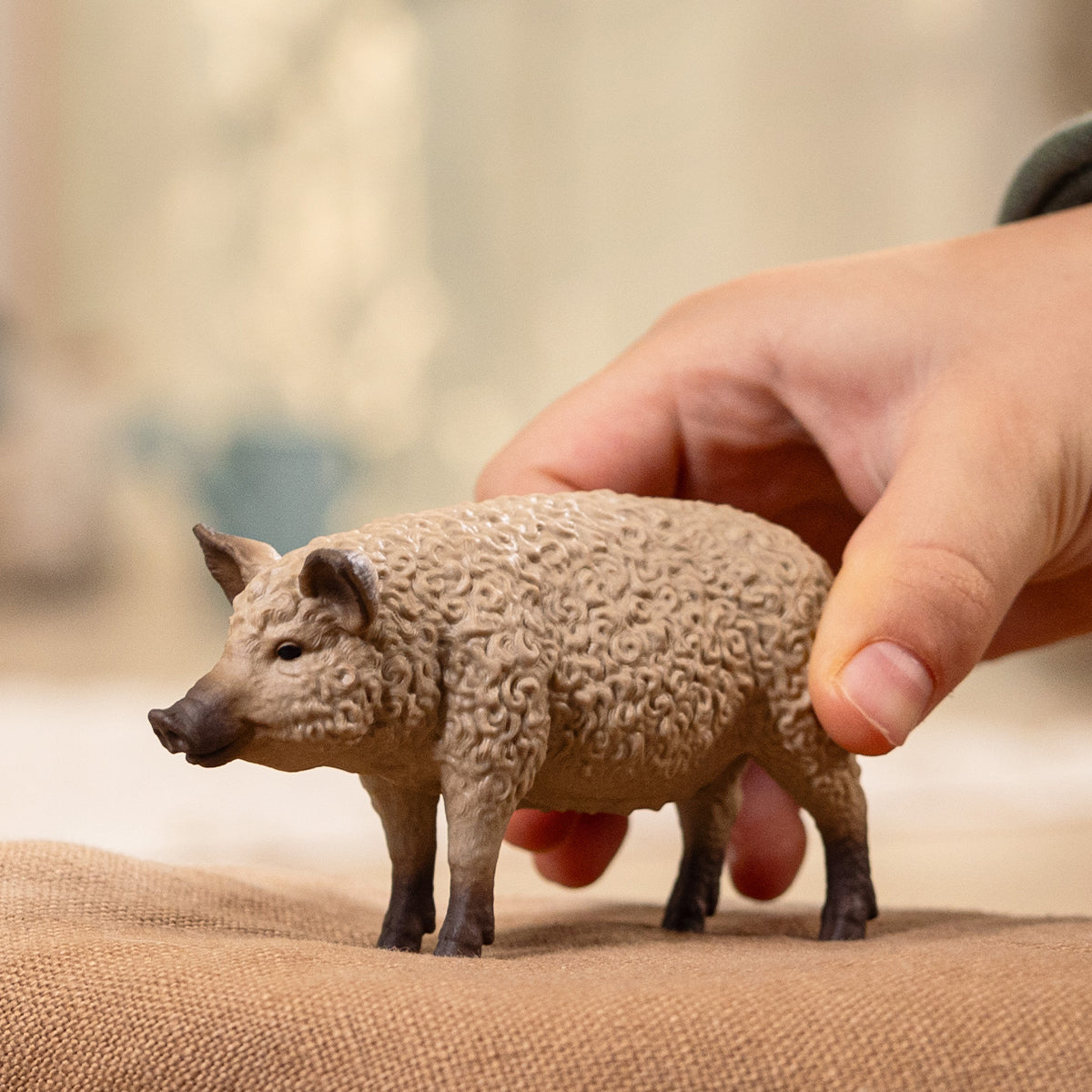 Schleich Farm World Maiale Mangalica statuetta 14892
