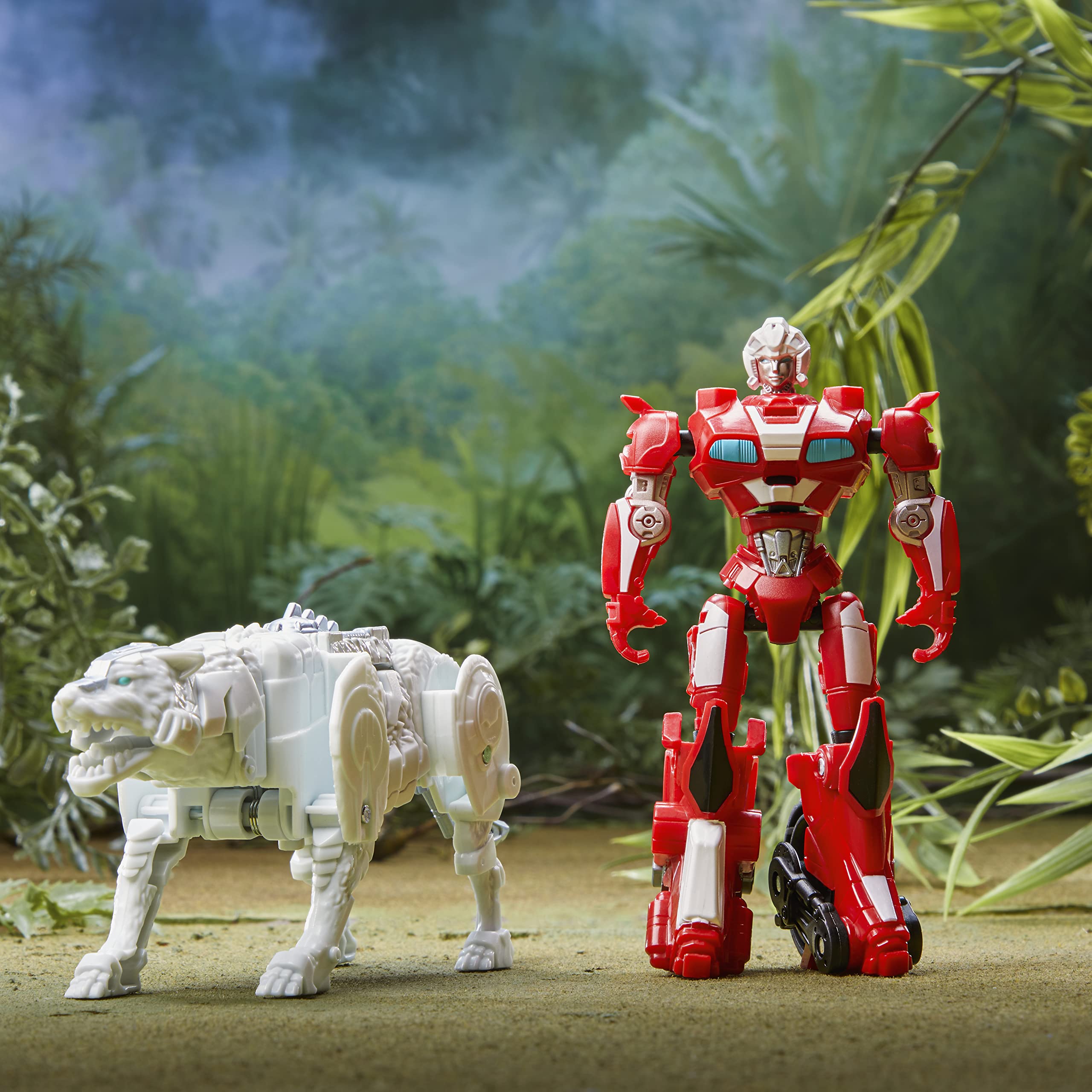 Transformers Rise of the Beasts Arcee action figure moto 12,5 cm pack 2