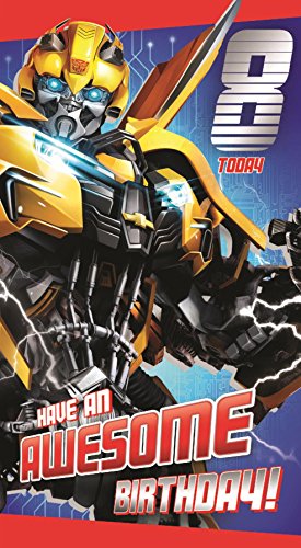 Transformers Biglietto auguri 8 anni con busta 22,9 cm