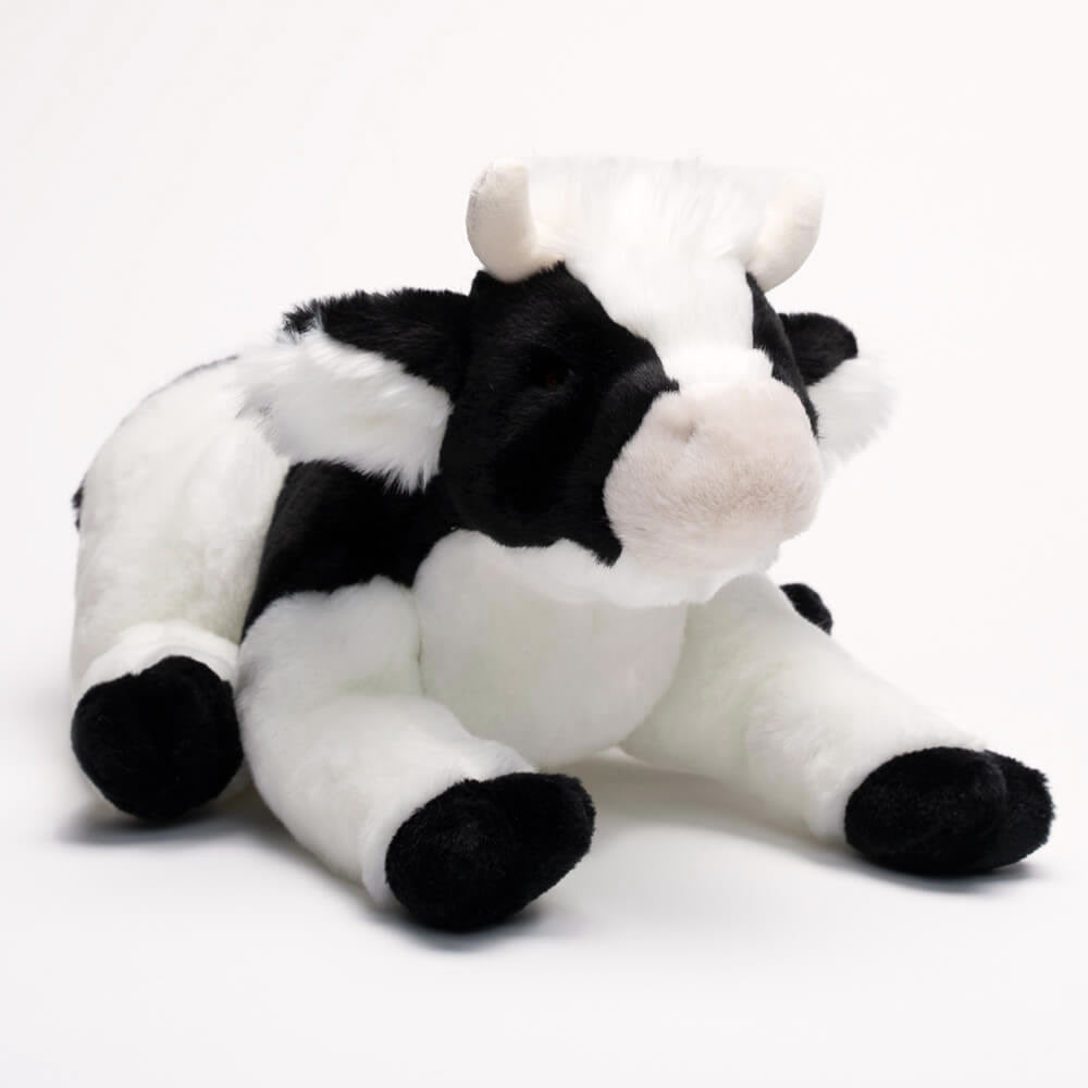 La Pelucherie Countryside Colette peluche mucca 55 cm bianco