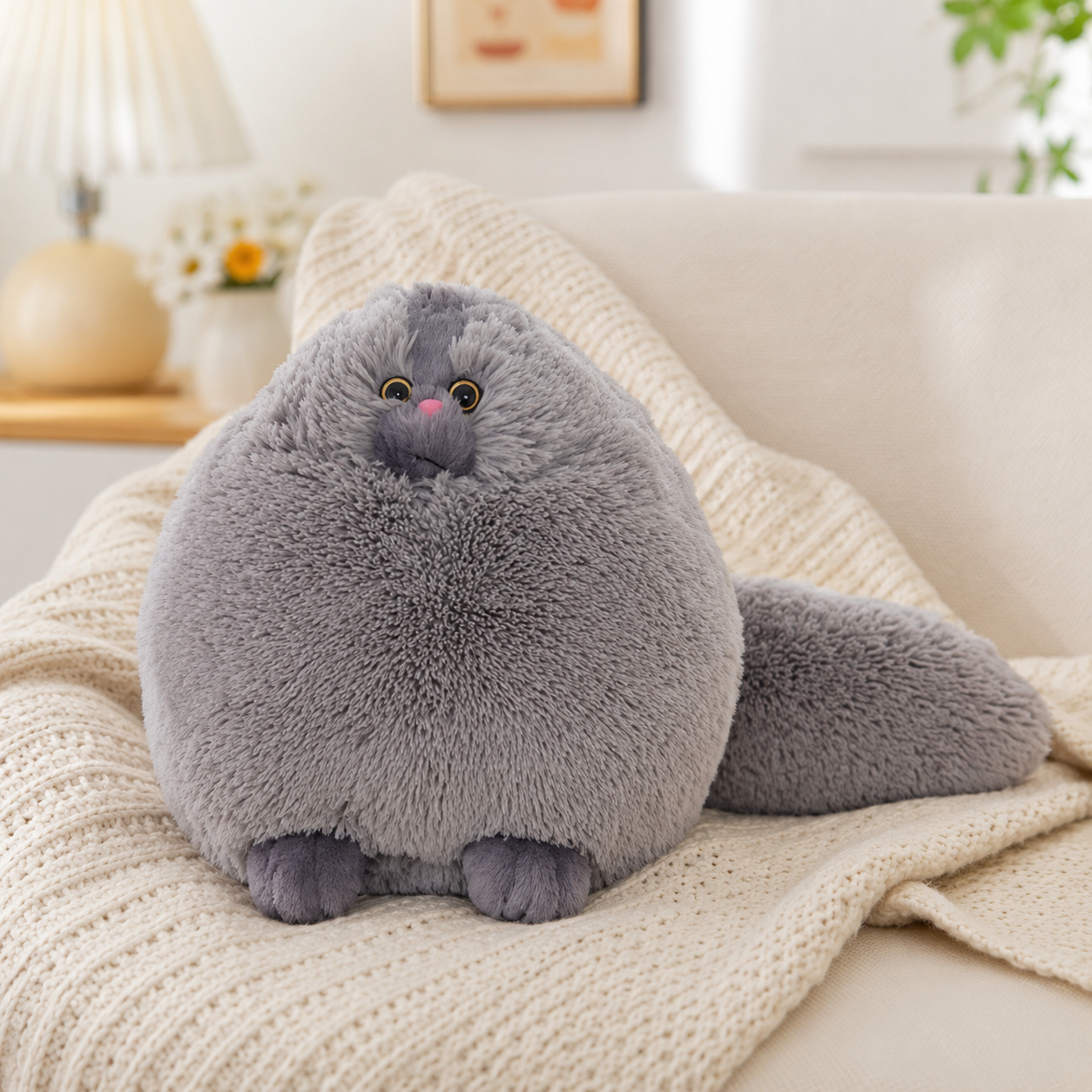 ToyalFriends Cats Peluche Gatto Grigio 50cm