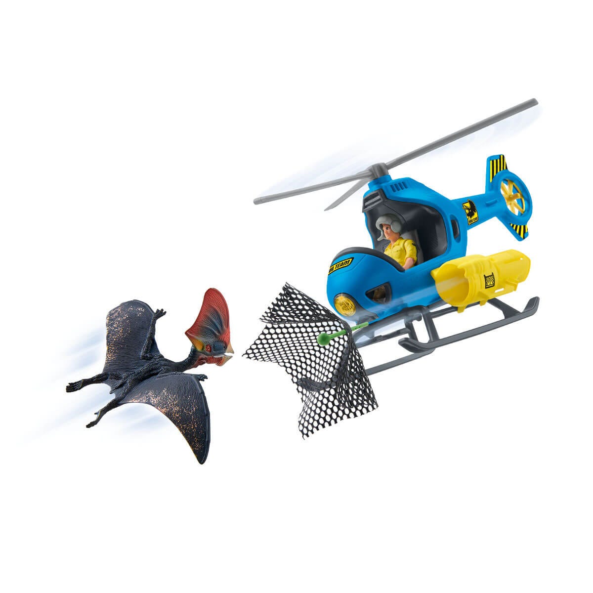 Schleich Dinosaurs 41468 playset attacco aereo elicottero Tapejara