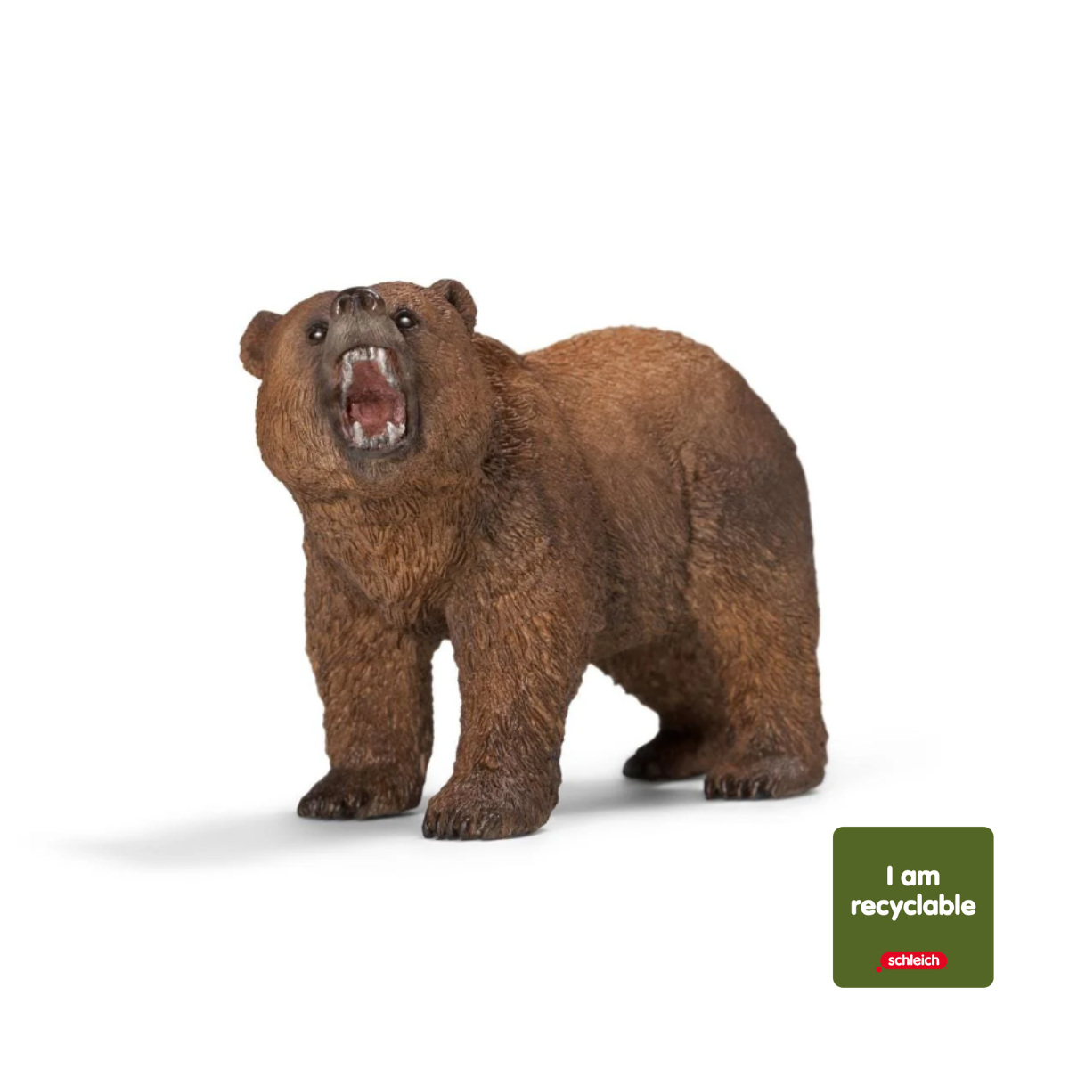 Schleich Wild Life Grizzly bear orso giocattolo marrone