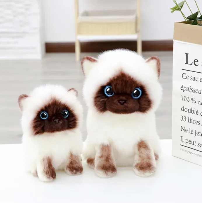 ToyalFriends Cats peluche gatto siamese 20 cm occhi blu