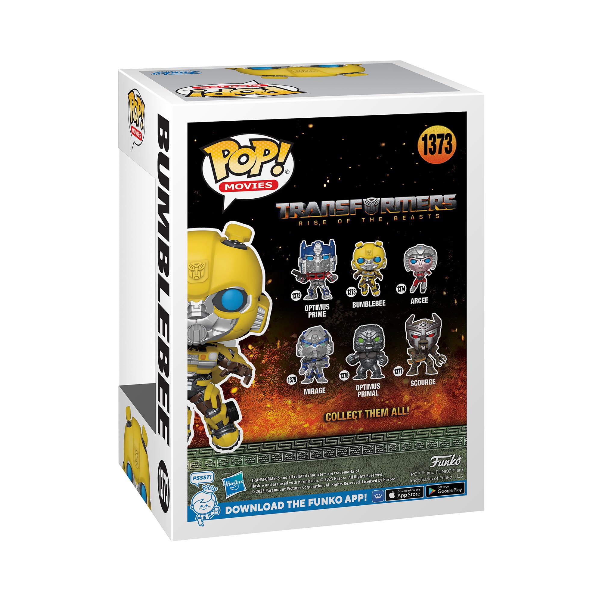 Funko POP Transformers Bumblebee Rise of the Beasts vinile 9,5cm