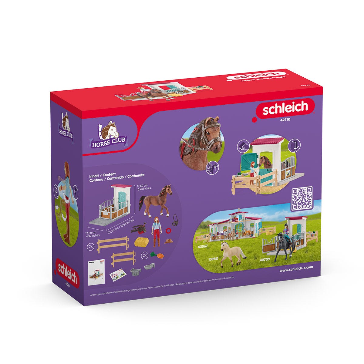 Schleich Horse Club Box Cavalli Hannah e Cayenne 42710 Playset