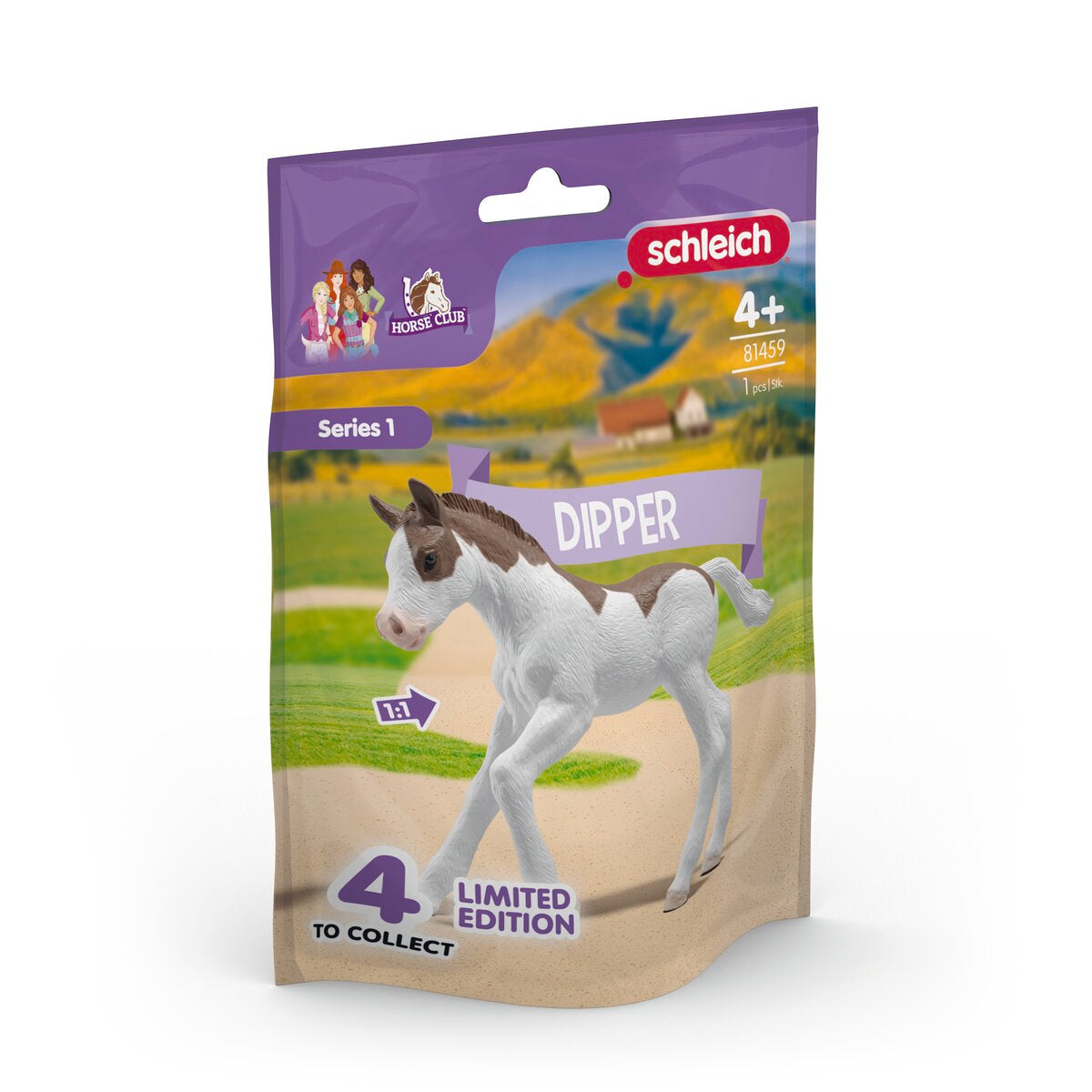 Schleich Horse Club Puledro Dipper 81459 bianco marrone