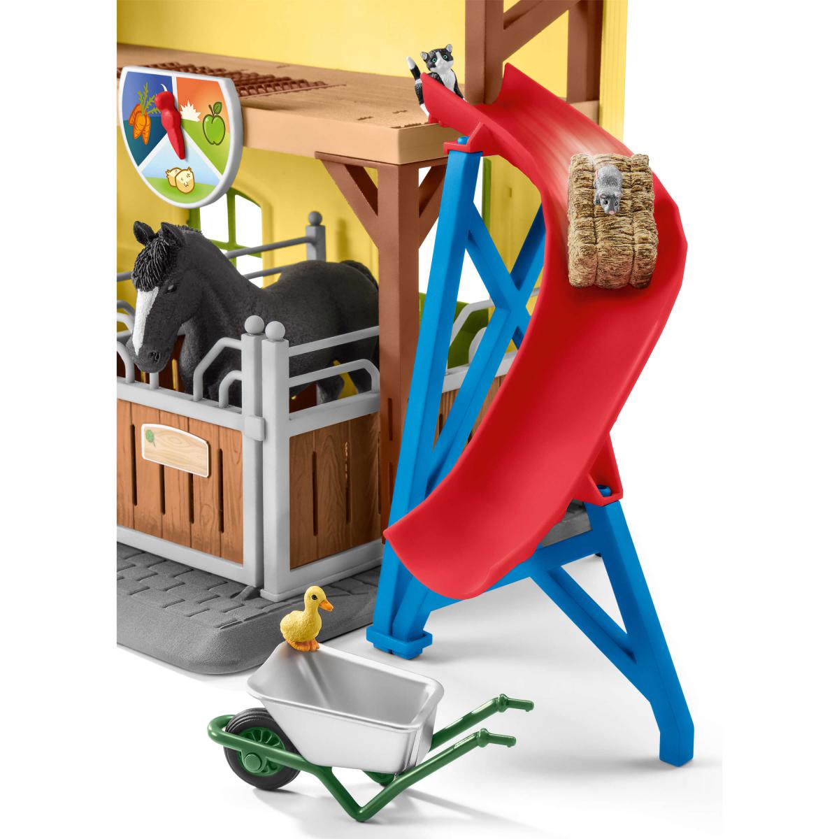 Schleich Horse Club Scuderia 42485 playset fattoria 7 animali