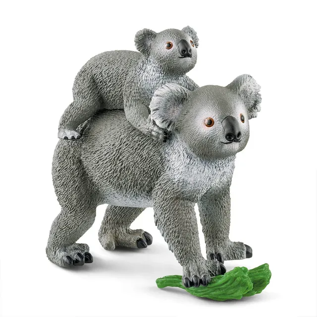 Schleich Wild Life Mamma Koala con Cucciolo 42566 Figure