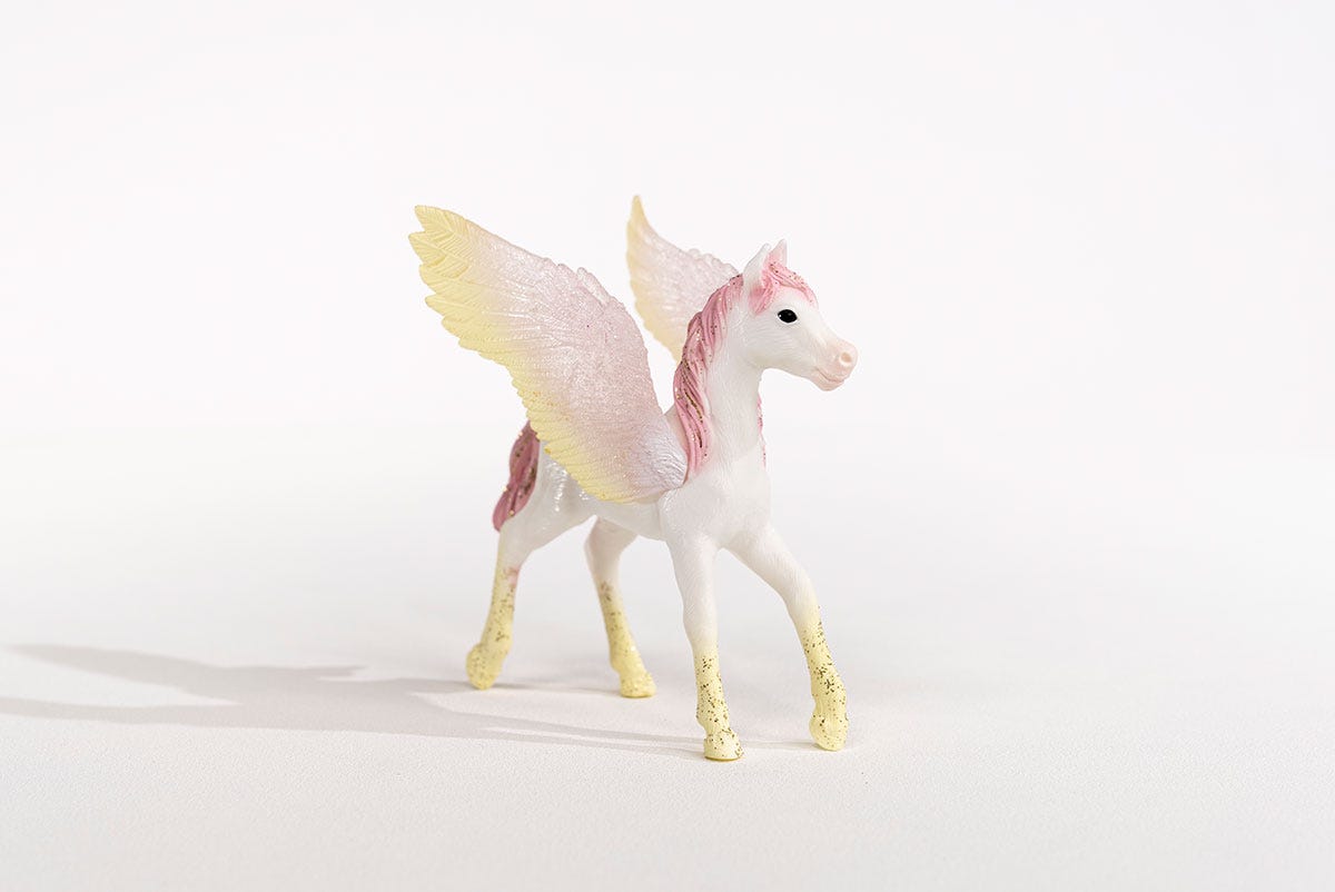 Schleich Bayala Pegaso Puledro cavallo alato rosa