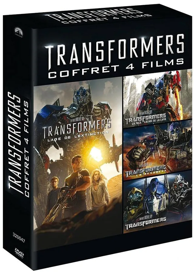 Transformers Cofanetto 4 Film DVD Saga Completa