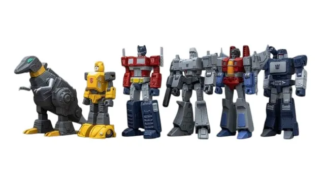 Transformers AMK Mini Series Generation One model kit assortimento 6 pezzi