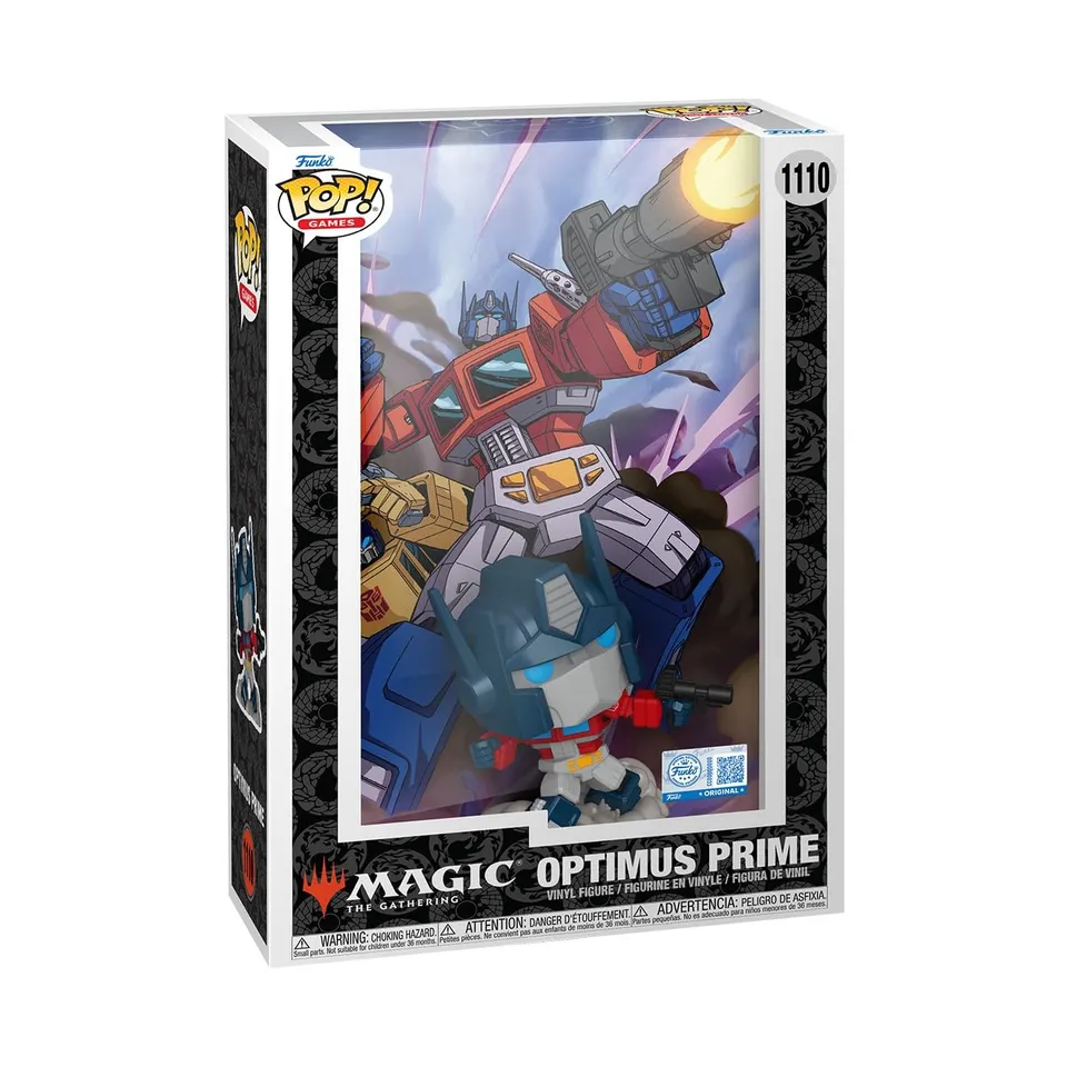 Funko Pop Comic Cover Transformers Optimus Prime figura vinile