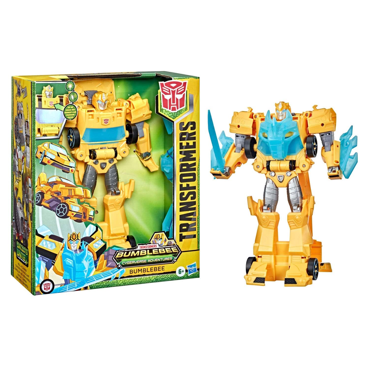 Transformers Cyberverse Bumblebee action figure 25 cm luci suoni