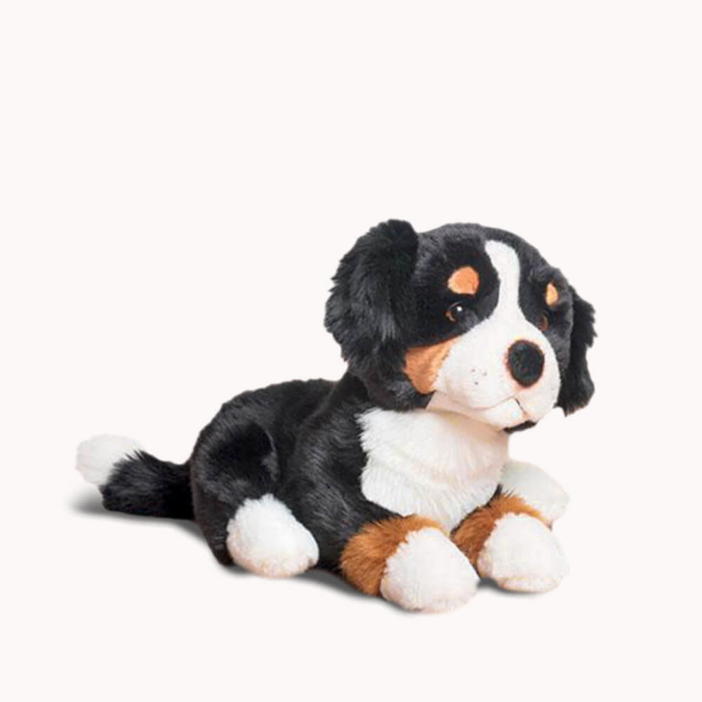La Pelucherie Dog Ferdinand peluche cane Small seduto 28cm nero