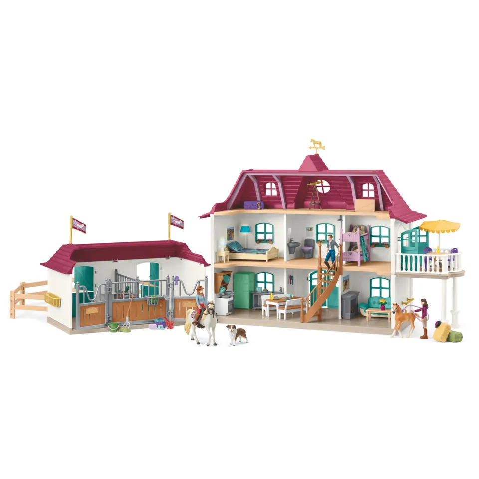 Schleich Horse Club Lakeside 42706 playset casa scuderia