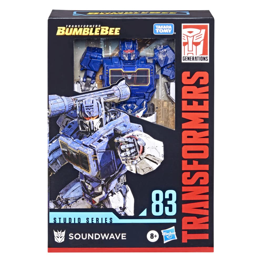 Transformers Studio Series 83 Soundwave action figure astronave 16,5 cm
