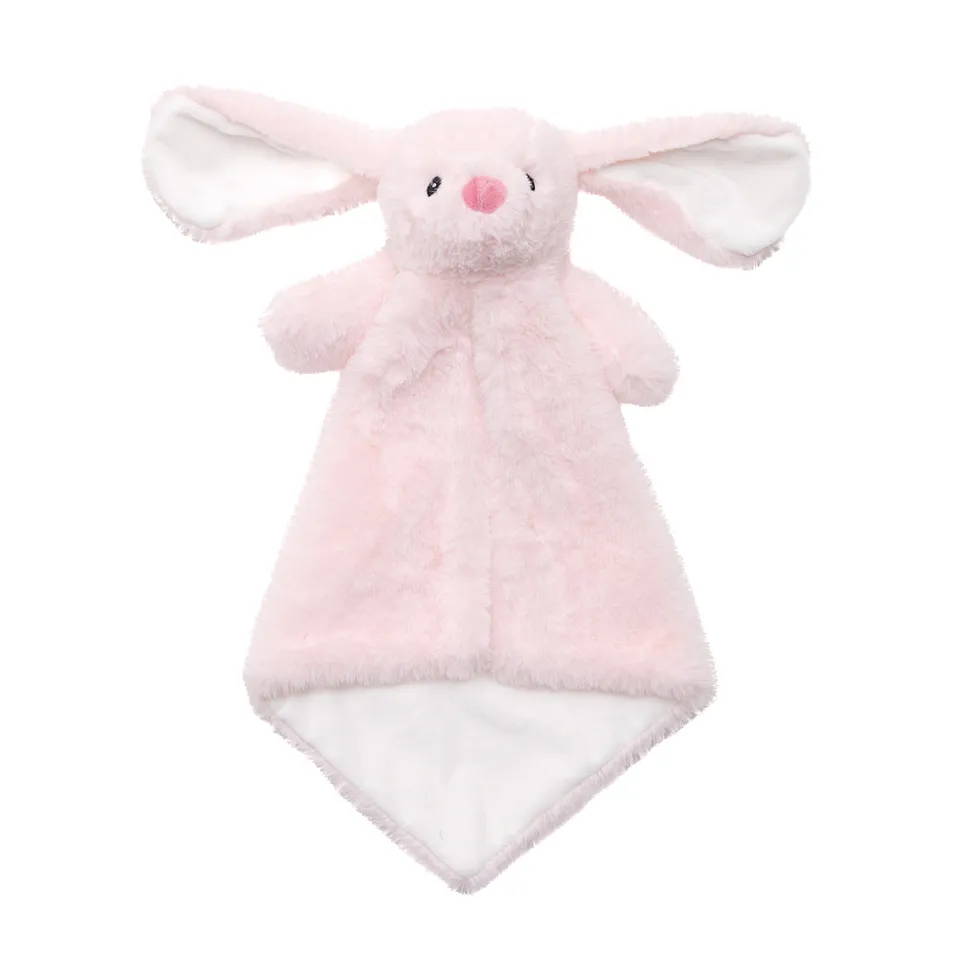 Cubbies Blankies Pink Rabbit Lovey peluche doudou coniglio