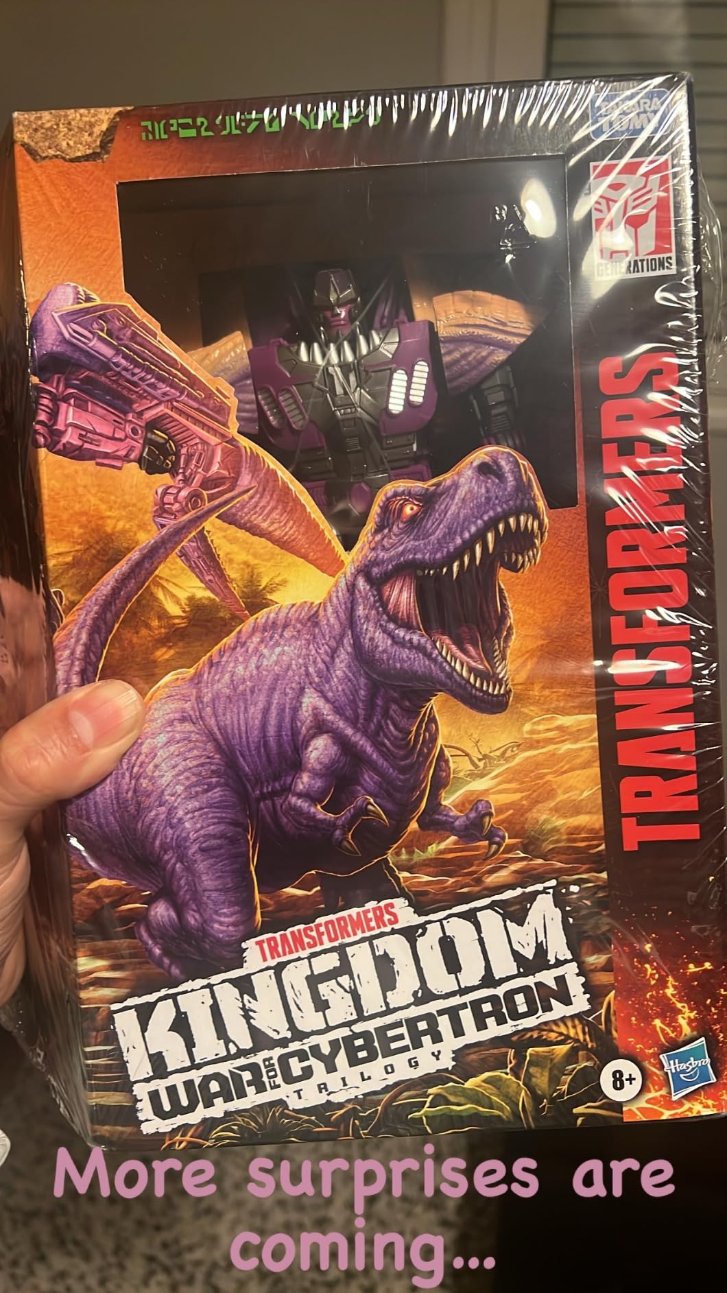 Transformers Kingdom WFC-K10 Megatron action figure 19 cm T-Rex