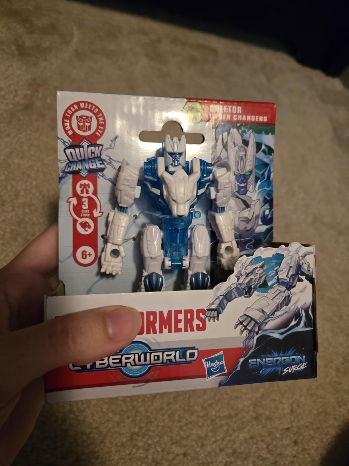Transformers Cyberworld Cheetor Energon Surge 10 cm bestia