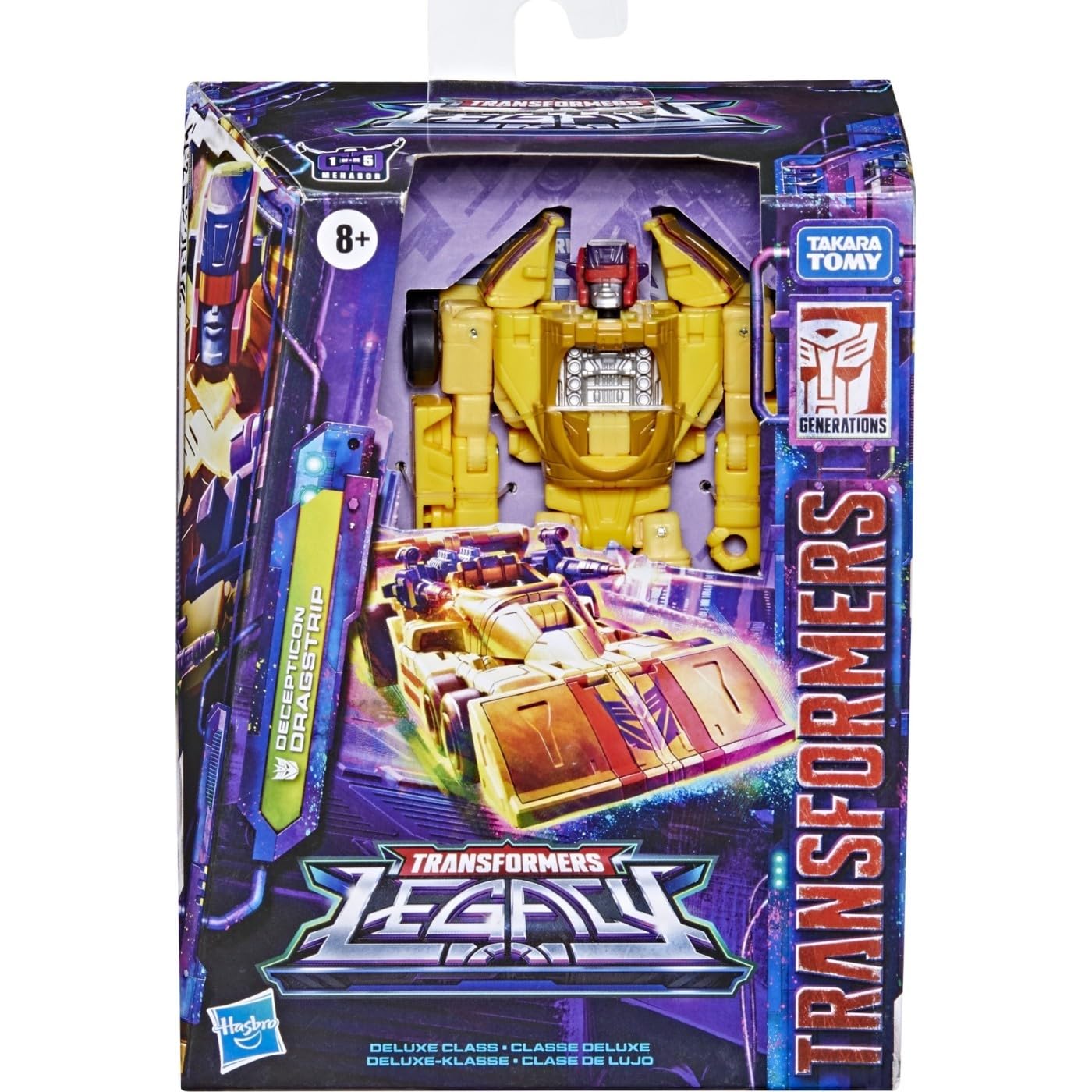Transformers Legacy Dragstrip action figure Deluxe 14 cm Menasor
