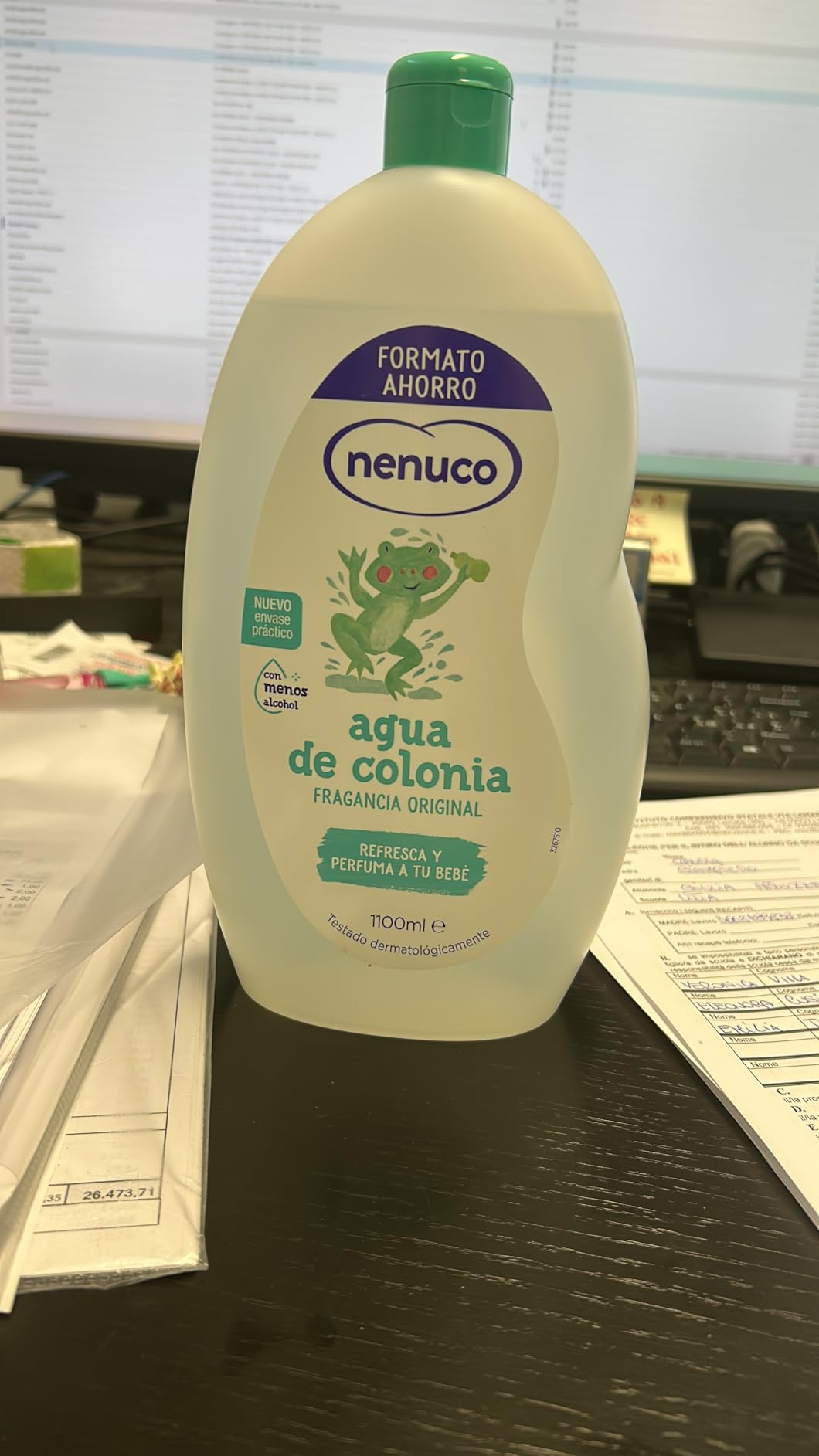 Nenuco Originale Acqua di Colonia Bambini 1100 ml Meno Alcol