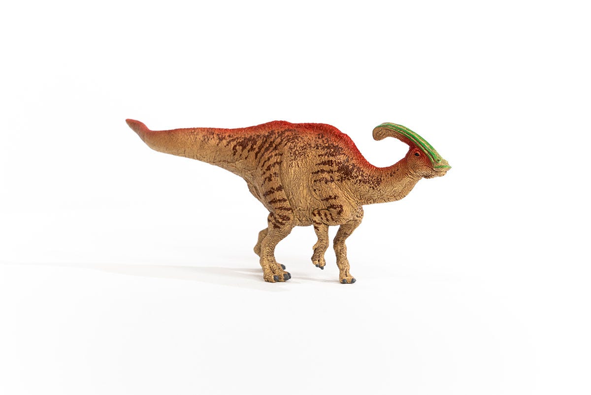 Schleich Dinosaurs Parasaurolofo 15030 dinosauro cresta verde