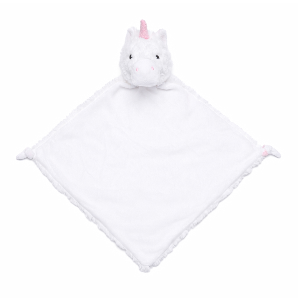 Cubbies Blankies Unicorn Blankie dou dou unicorno fatto a mano