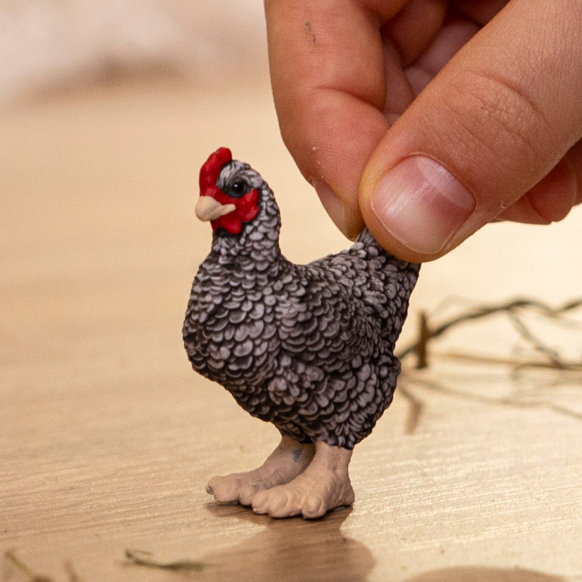Schleich FARM WORLD Gallina Plymouth Rock figure 13997
