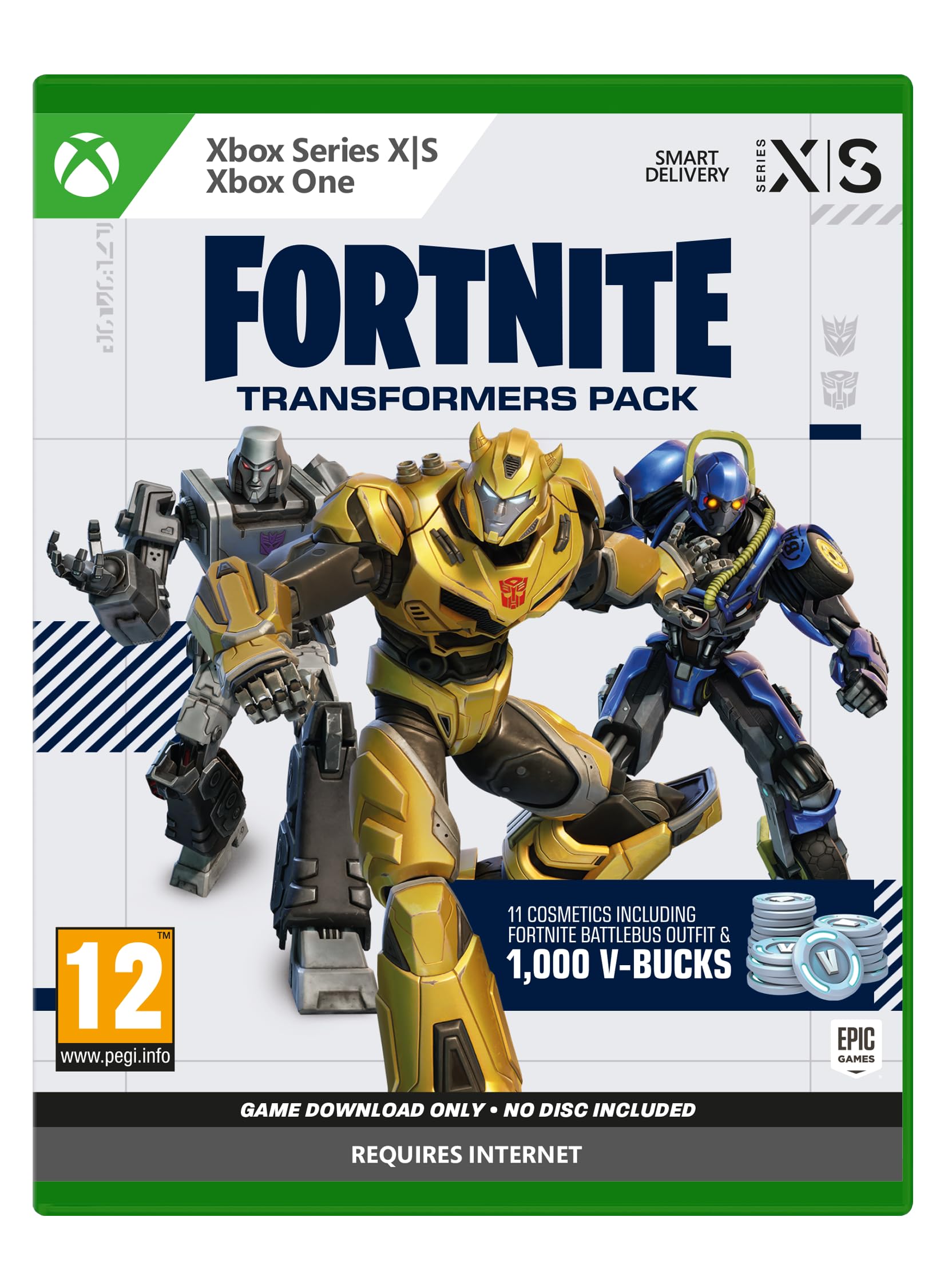Fortnite Transformers Pack Xbox Series codice download 1000 V-Bucks