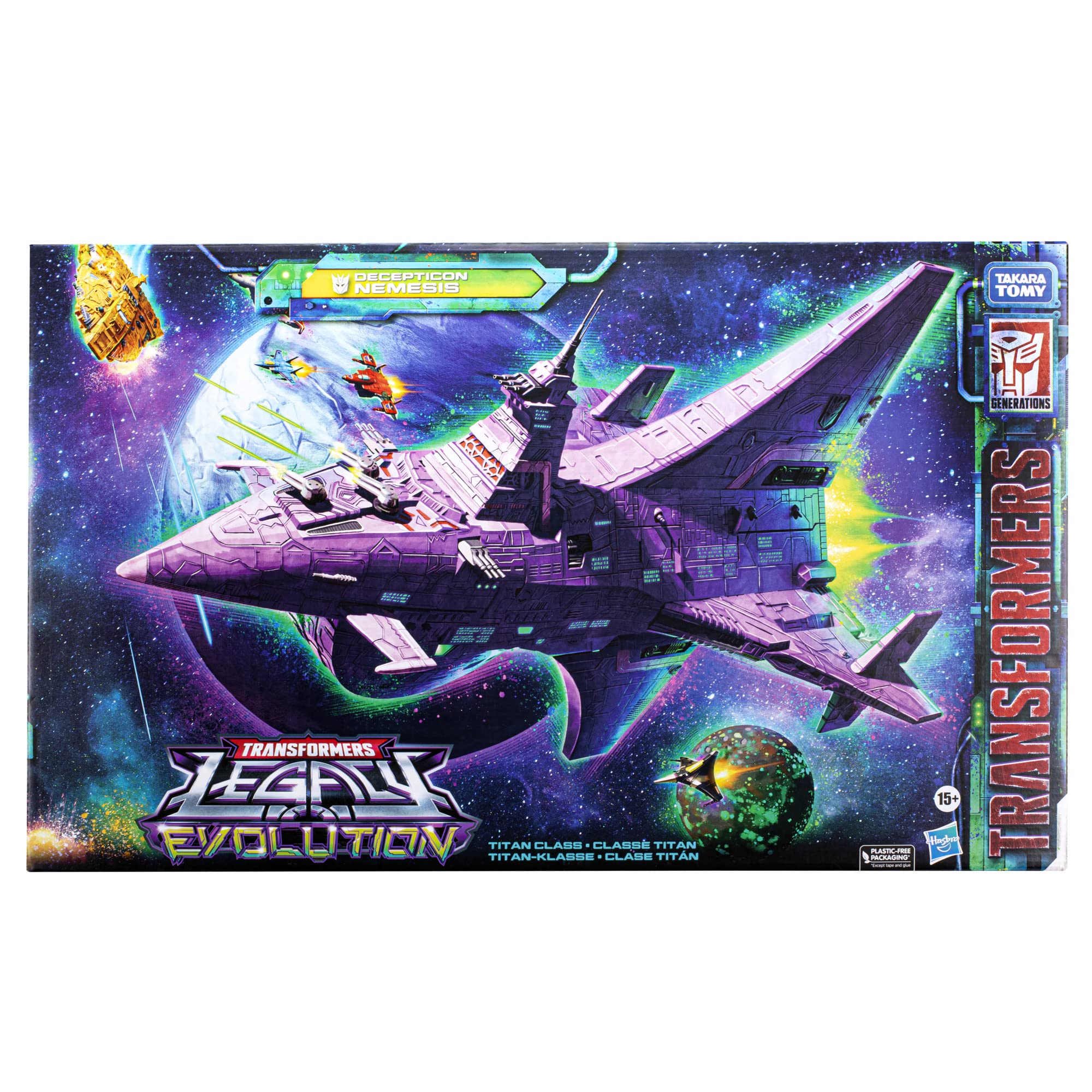 Transformers Legacy Nemesis Titan action figure 60 cm Decepticon