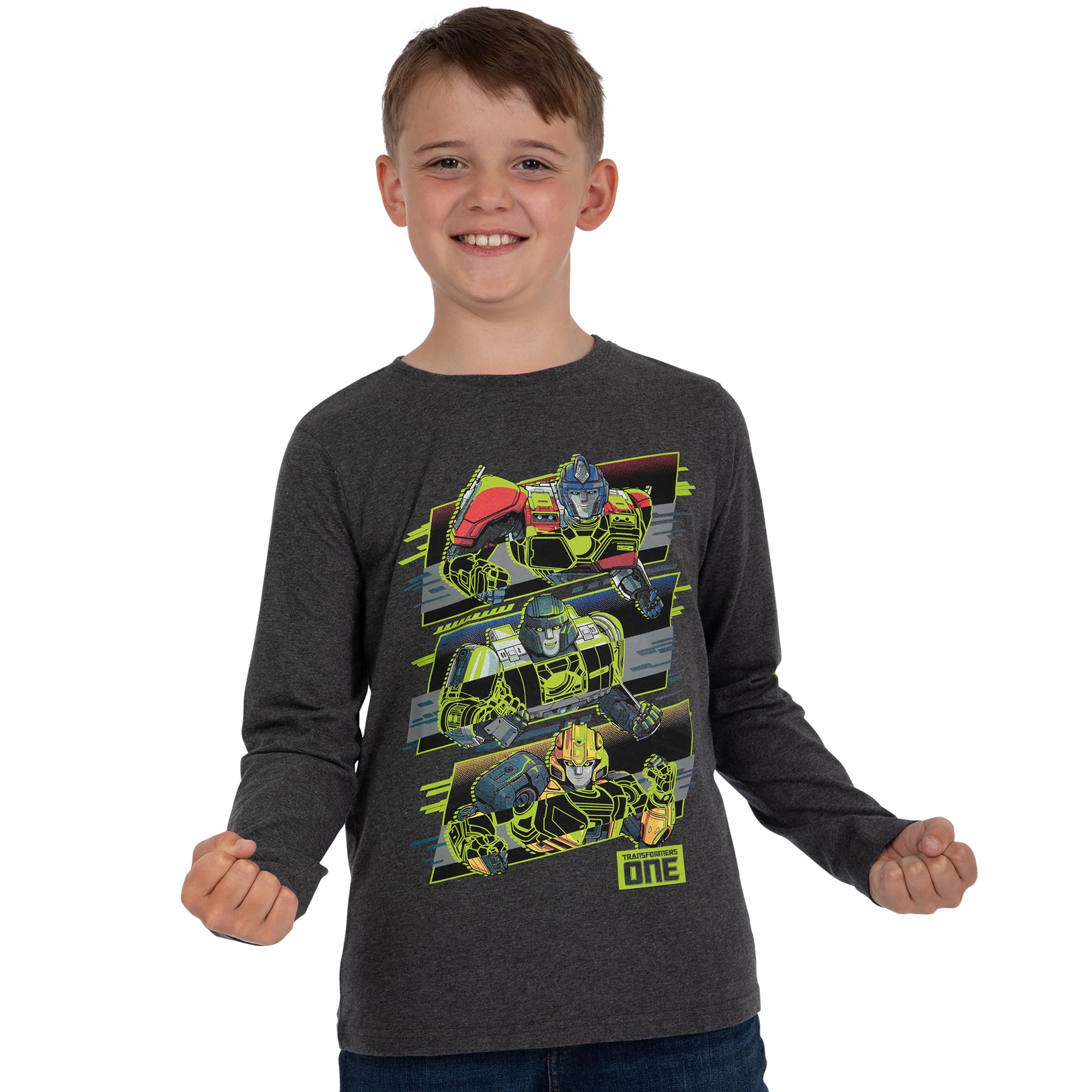 Transformers One Maglietta maniche lunghe Optimus Prime grigia