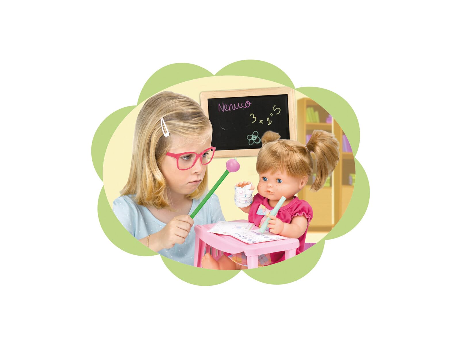 Nenuco Kits Scuola bambola con accessori fratellini 42 cm