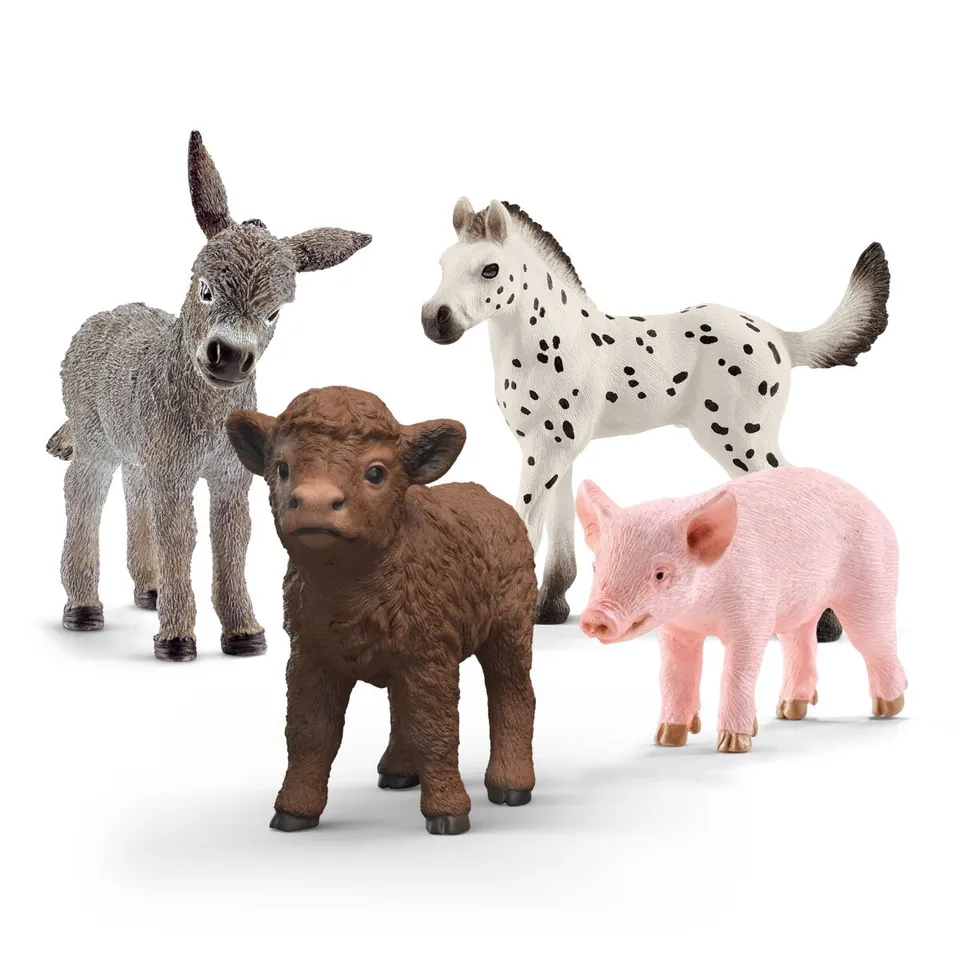 Schleich Farm World Farm Babies set 4 cuccioli fattoria