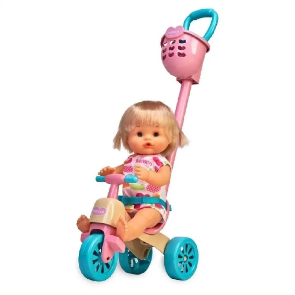 Nenuco Bambole set bambola con triciclo e accessori