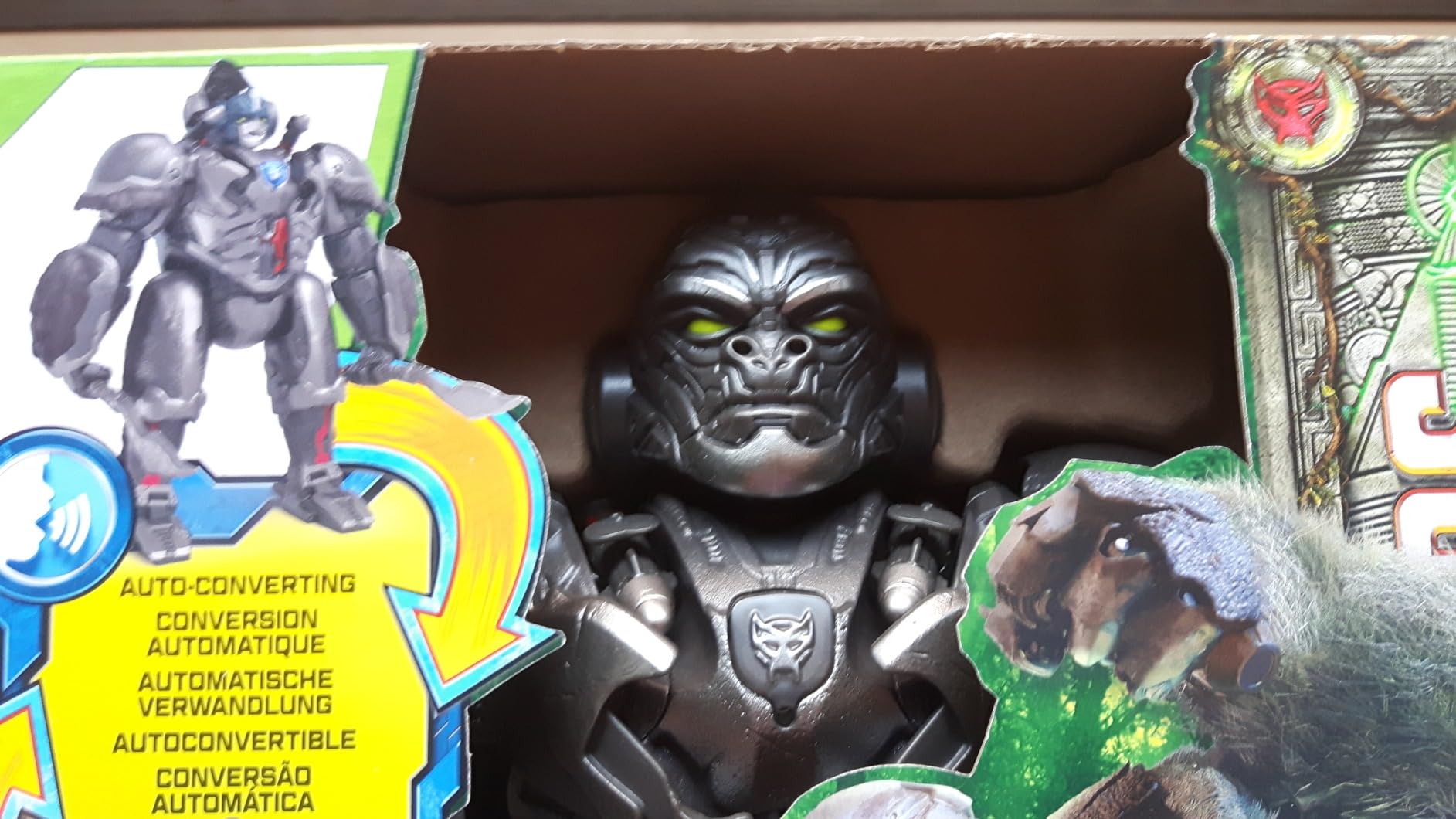 Transformers Rise of the Beasts Command Convert Optimus Primal elettronico 31,5 cm