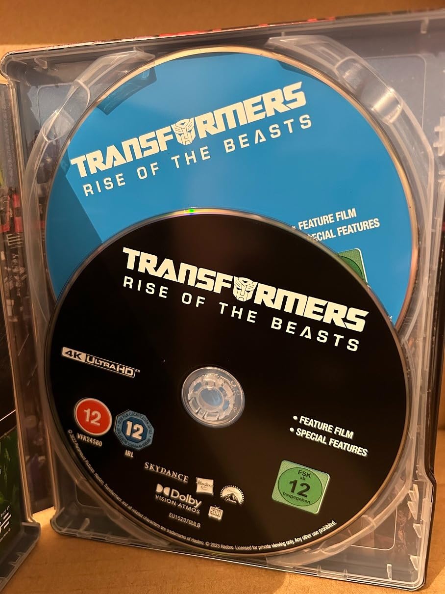 Transformers Rise of the Beasts film 4K UHD + Blu-ray