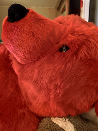 La Pelucherie Red Jules Bear orsacchiotto Small 35cm rosso