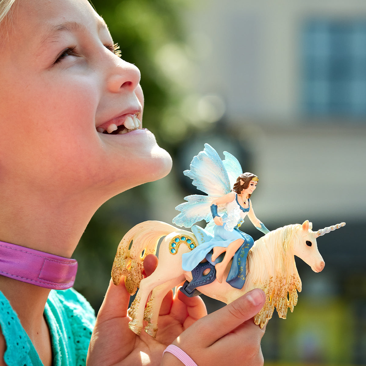 Schleich Bayala Eyela su Unicorno d'Oro 42508 figure