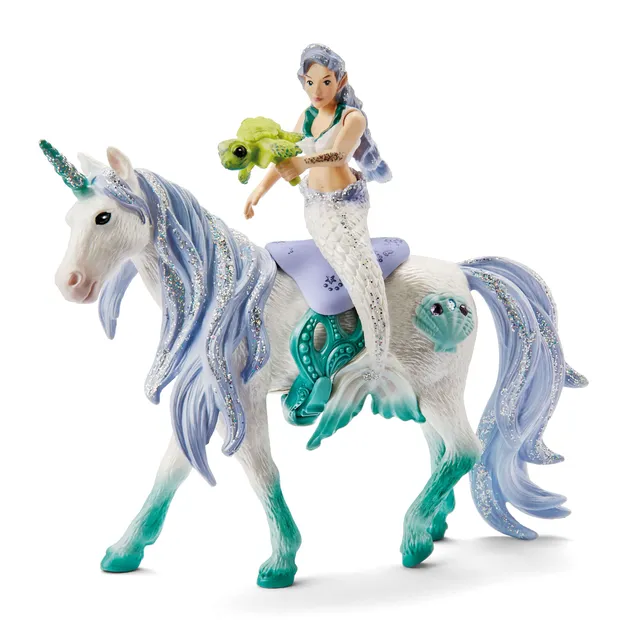 Schleich Bayala Sirena su Unicorno 42509 figura sirena