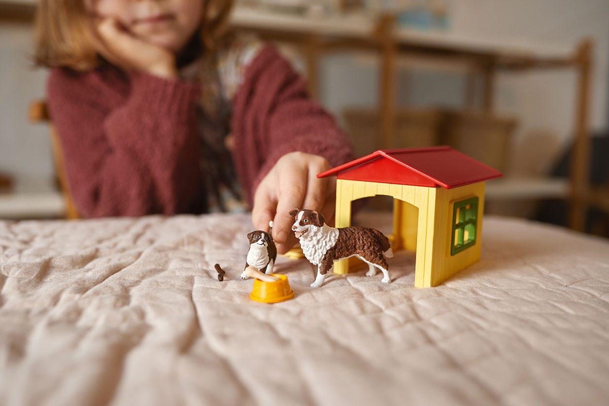 Schleich Farm World 42573 cuccia per cani playset