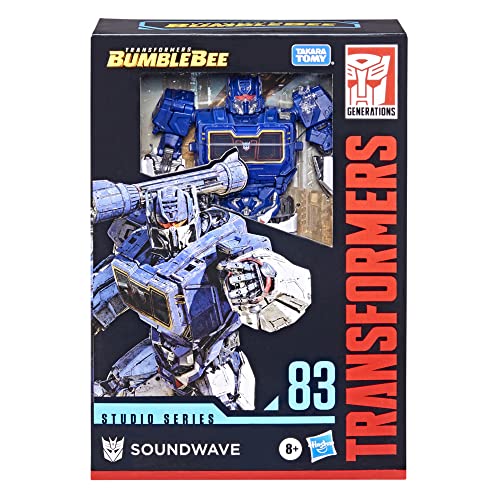 Transformers Studio Series 83 Soundwave action figure astronave 16,5 cm