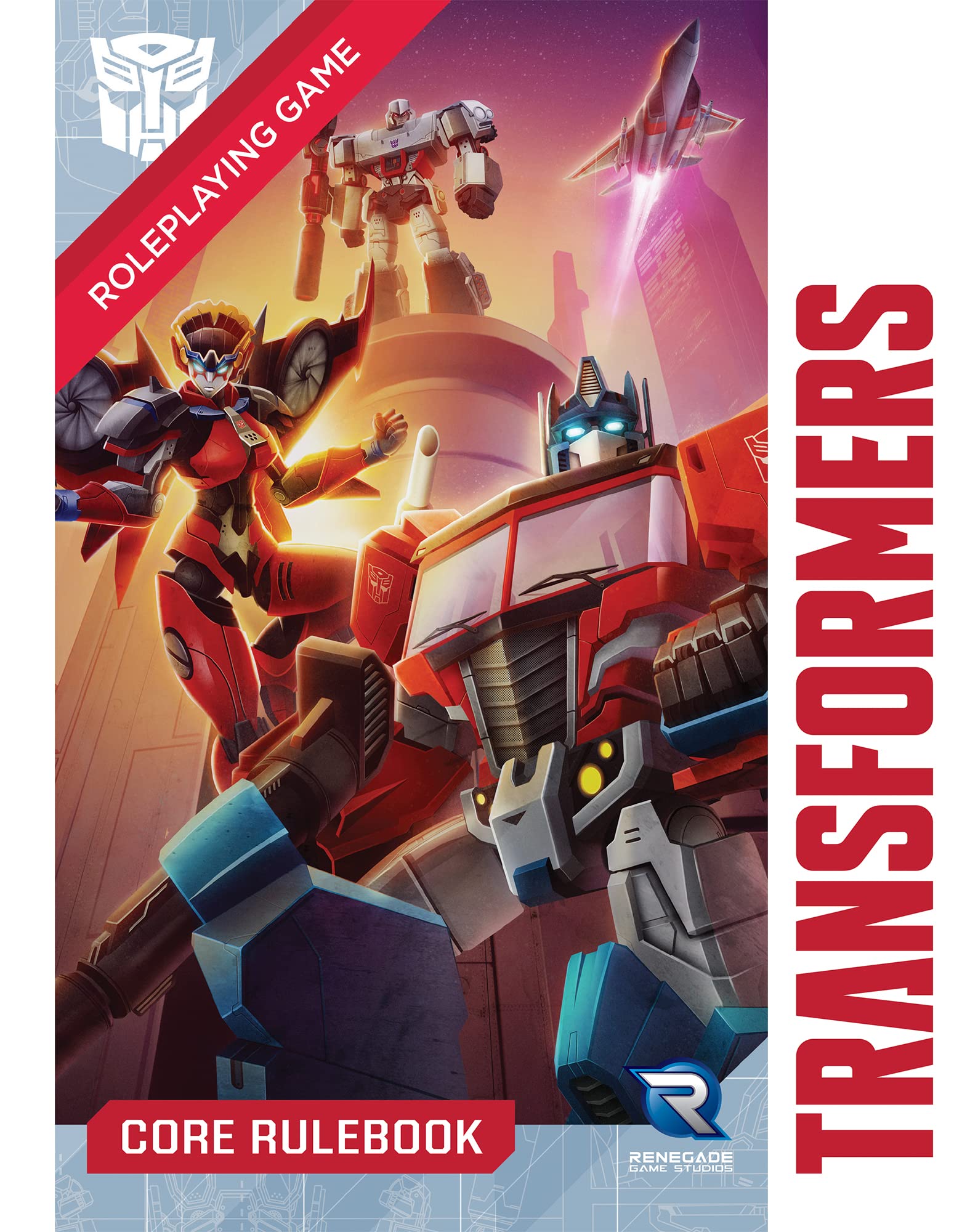 Transformers RPG Core Rulebook HC manuale gioco di ruolo