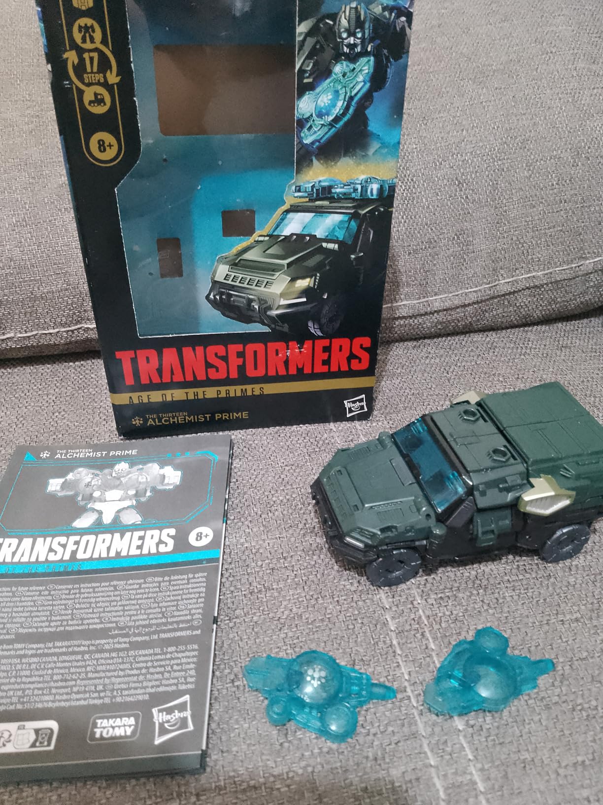 Transformers Alchemist Prime action figure Deluxe 14 cm auto blindata